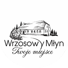 Grafika przedstawia logotyp Wrzosowego Młyna.